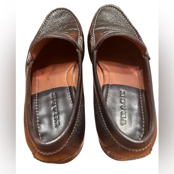 HS Trask Black Leather Penny Loafer Butter Soft Shoe Slip On Size 8M main image 8